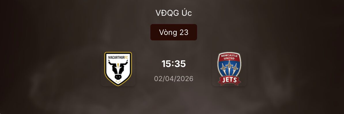 Nhận định kèo bóng đá: Macarthur đối đầu Newcastle Jets 15h35 ngày 2/4