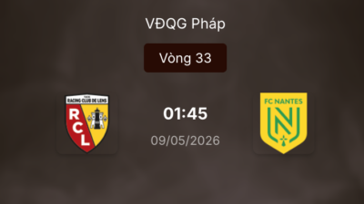 Phân tích trận đấu Lens vs Nantes lúc 1h45 ngày 9/5