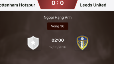 Nhận định trận đấu: Tottenham vs Leeds 2h ngày 12/5