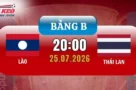 Soi kèo trận Lào vs Thái Lan – Bảng B AFF Cup, 20h00 ngày 25/07/2026