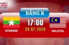 Dự đoán kèo Myanmar vs Malaysia – Bảng B AFF Cup 25/07/2026